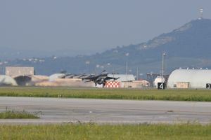 510th FS F-16s takeoff for Black Sea Ops